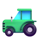 A little green tractor