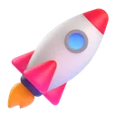 A rocket ready to launch